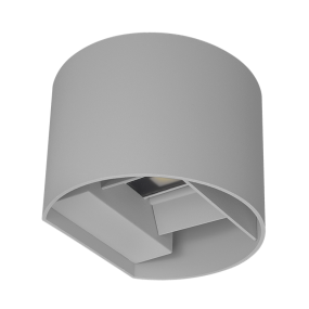 Century Italia Up & Down - Wandleuchte - 13,5 x 12 x 10 cm - 10W LED inkl. - einstellbare Lichtfarbe - IP65 - grau