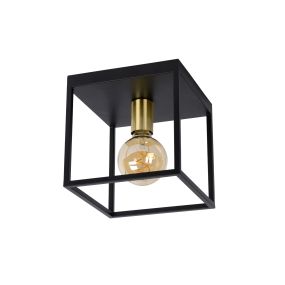 Lucide Ruben - Deckenleuchte - 22 x 22 x 22 cm - schwarz