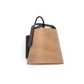 Faro Stood - Wandleuchte - 22 x 22 x 20 cm - braun und schwarz