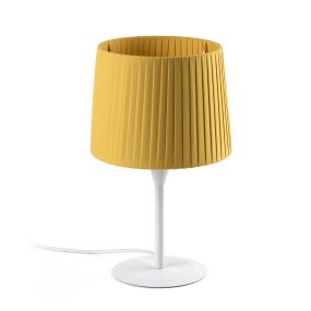Faro Samba - Tischleuchte - Ø 21,5 x 44,5 cm - gelb und weiß