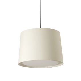 Faro Conga - Hängeleuchte - Ø 40 x 30 cm - weiß und schwarz