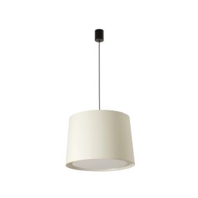 Faro Conga - Hängeleuchte - Ø 40 x 30 cm - weiß und schwarz