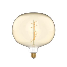 Daylight Italia LED-Lampe Ellipse - Ø 22 x 23,5 cm - E27 - 8,5W dimmbar - 2200K - amber