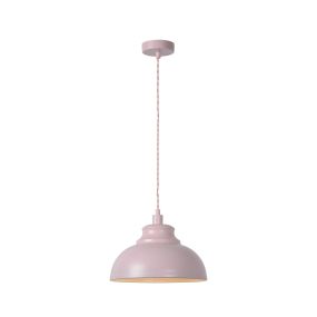 Lucide Isla - Hängeleuchte - Ø 29 x 122 cm - rosa