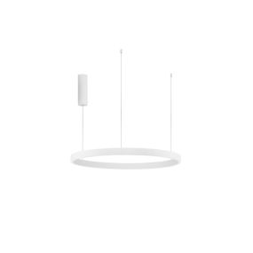 Nova Luce Elowen - Hängeleuchte - Ø 80 x 150 cm - 77W dimmbare LED inkl. - weiß