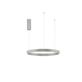Nova Luce Elowen - Pendelleuchte - Ø 60 x 150 cm - 60W dimmbare LED inkl - silber