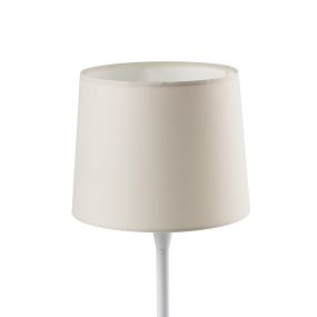 Faro Conga - Tischleuchte - Ø 25 x 49,5 cm - weiß und beige