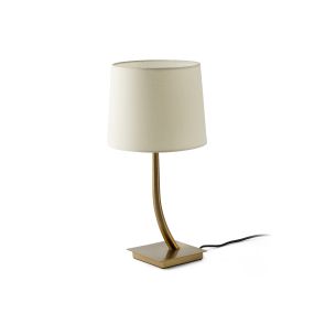 Faro Rem - Tischleuchte - Ø 25 x 57 cm - Bronze und Beige
