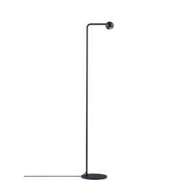 Nova Luce Sfera - Stehleuchte - 25,8 x 125,5 x 21 cm - 6W LED inkl. - Sand schwarz