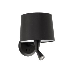 Faro Conga - Wandleuchte - 21,5 x 19 x 17,3 cm - 3W LED inkl. - mattschwarz