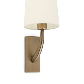 Faro Rem - Wandleuchte - 16,5 x 21 x 47 cm - beige und altgold