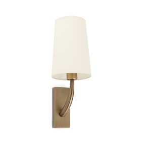 Faro Rem - Wandleuchte - 16,5 x 21 x 47 cm - beige und altgold