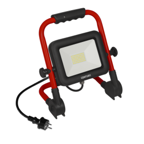 Century Italia Rework - HandSearchlight - 25 x 43 x 40 cm - 100W LED inkl - IP65 - 4000K - schwarz und rot