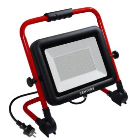 Century Italia Rework - HandSearchlight - 47,5 x 44,5 x 7 cm - 200W LED inkl. - IP65 - schwarz und rot