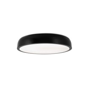 Faro Cocotte - Deckenleuchte - Ø 43 x 8 cm - 30W LED inkl. - glänzend schwarz