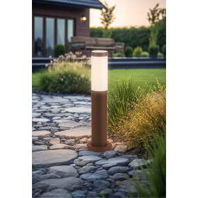 Century Italia Bamboo - Gartenleuchte - Ø7,6 x 45 cm - IP54 - braun