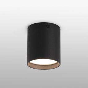 Faro Haru - Deckenleuchte - Ø 7 x 8 cm - 6W LED inkl. - mattschwarz