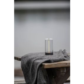 Konstsmide Edison XS - tischleuchte - 7 x 7 x 14,5 cm - 0,4W dimmbare LED inkl. - IP54 - anthrazit