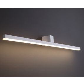Maxlight Longbeam - Spiegelleuchte - 90 x 7,5 x 7,5 cm - 9W LED inkl - IP54 - weiß