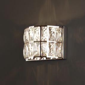 Maxlight Diamante - Wandleuchte - 16 x 9 x 12 cm - Chrom