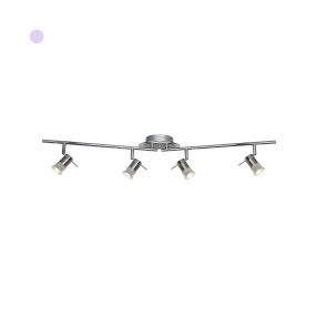 Searchlight Aries - Deckenleuchte - 90 x 12 x 16 cm - IP44 - Chrom