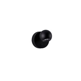 Nova Luce Sfera - wandleuchte - Ø 9 x 11 cm - 6W LED inkl. - sand schwarz