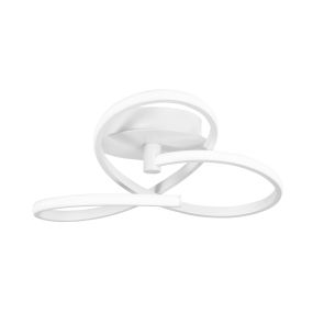 Nova Luce Fusion - Deckenleuchte - Ø 51 x 20 cm - 40W LED inkl. - weiß