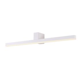 Maxlight Longbeam - Spiegelleuchte - 60 x 7 cm - 4W LED inkl - IP54 - weiß