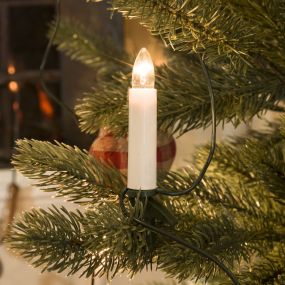 Konstsmide Weihnachtsbeleuchtung - Kerzen-Set - 825 cm - 16 Stück - weiß
