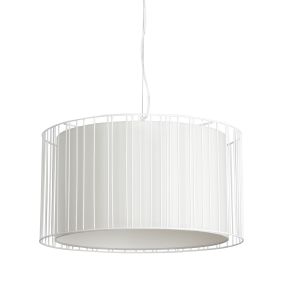 Faro Linda - Pendelleuchte - Ø 50 x 27 cm - matt weiß