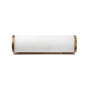 Faro Danubio - Wandleuchte - 28,5 x 8 x 9 cm - 9W LED inkl. - IP44 - Bronze