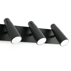 Faro Lao - Aufbaustrahler 3L - 42 x 12 x 14 cm - 3 x 4,5W LED inkl. - mattschwarz