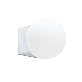 Faro Lago - Wandleuchte - 8 x 15 x 8 cm - IP44 - Chrom poliert