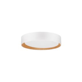 Nova Luce Stake - deckenleuchte - Ø 35 x 7 cm - 30W dimmbare LED inkl. - sand weiß