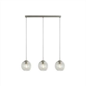 Searchlight Pendelleuchten - Pendelleuchte - 80 x 20 x 150 cm - satiniert silber