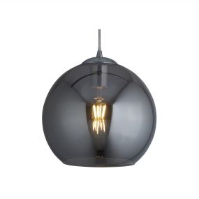 Searchlight Balls - Hängeleuchte - Ø 25 x 120 cm - Rauchglas