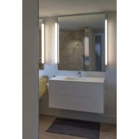 Faro Nilo - Wandleuchte - 60 x 6 x 4 cm - 18W LED inkl. - IP44 - Chrom glänzend