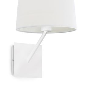 Faro Handy - Wandleuchte mit Schalter - 24 x 27 x 32,5 cm - matt weiß