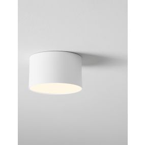 Nova Luce Marsa - Deckenleuchte - Ø 11 x 6,5 cm - 10W LED inkl. - Sand Weiß