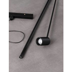 Nova Luce Planet 24V - Hängeleuchte - Ø 1,5 x 150 cm - 5W LED inkl. - schwarz