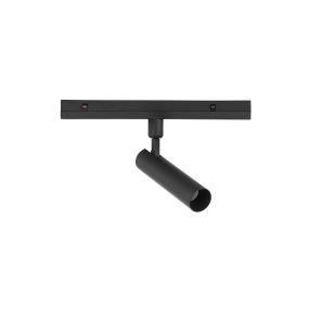 Nova Luce Buxton L - Strahler für Magnetschienensystem - 24,5 x 3,2 x 19,6 cm - 10W dimmbare LED inkl. - Sand schwarz