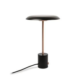 Faro Hoshi - Tischleuchte - Ø 26 x 40 cm - 12W dimmbare LED inkl - schwarz und kupfer