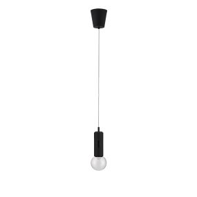 Nova Luce Chronos - Hängelampe - Ø 13 x 300 cm - 11W dimmbar LED inkl. - schwarz