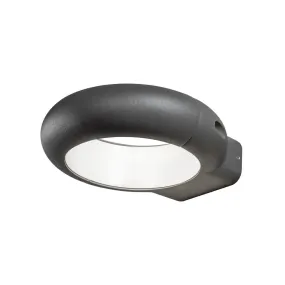 Konstsmide Rovigo – außenwandleuchte – 20 x 21,5 x 5,5 cm – 5W LED inklusive – IP54 – anthrazit