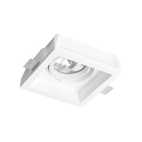 Nova Luce Vitale - Einbaustrahler - 210 x 210 mm, 215 x 215 mm Einbaumaß - weißer Putz