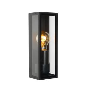 Lucide Dukan - Außenwandleuchte - 8,6 x 9 x 25,8 cm - IP65 - schwarz