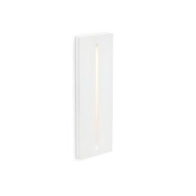 Faro Plas - Einbaustrahler - 220 x 75 mm, 231 x 50 mm Einbaumaß - inkl. 1W LED - mattweiß