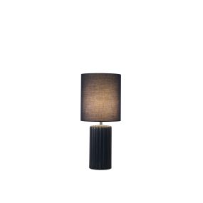 Searchlight Groove - Tischleuchte - Ø 22 x 51 cm - navy blau