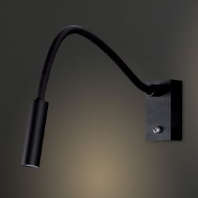 Maxlight Rider - Wandleuchte - 7 x 46 x 10 cm - 3W LED inkl - schwarz