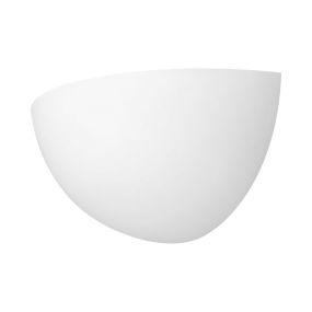 Nova Luce Sandro - Wandleuchte - 28 x 14 cm - weißer Gips